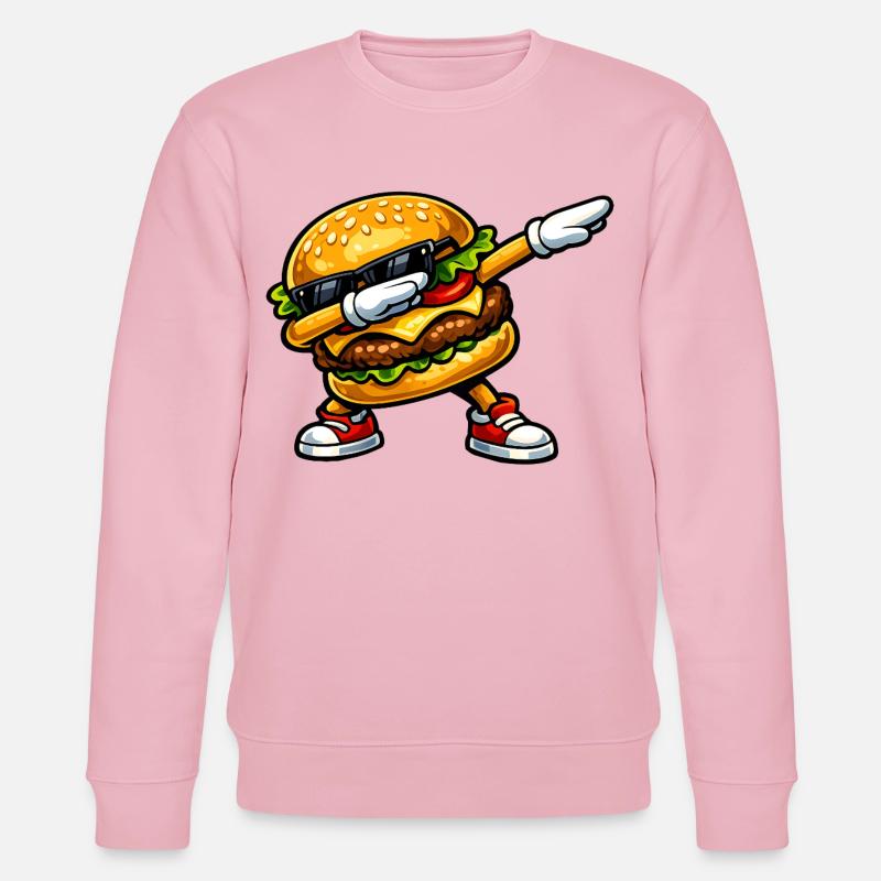 Dab Hamburger - Sweat bio CHANGER Stanley/Stella Unisexe - rose pâle