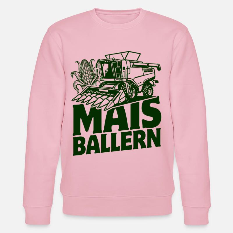 Mais | Maisernte | Maiskolben - Stanley/Stella Unisex Bio-Sweatshirt CHANGER - Hellrosa