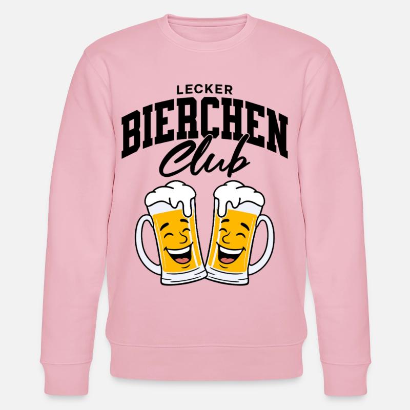 Lecker Bierchen Club - Stanley/Stella Unisex Bio-Sweatshirt CHANGER - Hellrosa