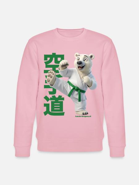 Karate Eisbär - Stanley/Stella Unisex Bio-Sweatshirt CHANGER - Hellrosa