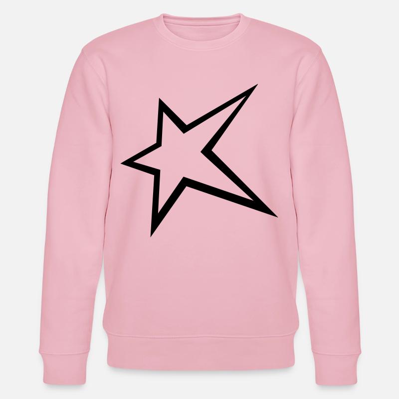 Cooler Stern - Stanley/Stella Unisex Bio-Sweatshirt CHANGER  - Hellrosa