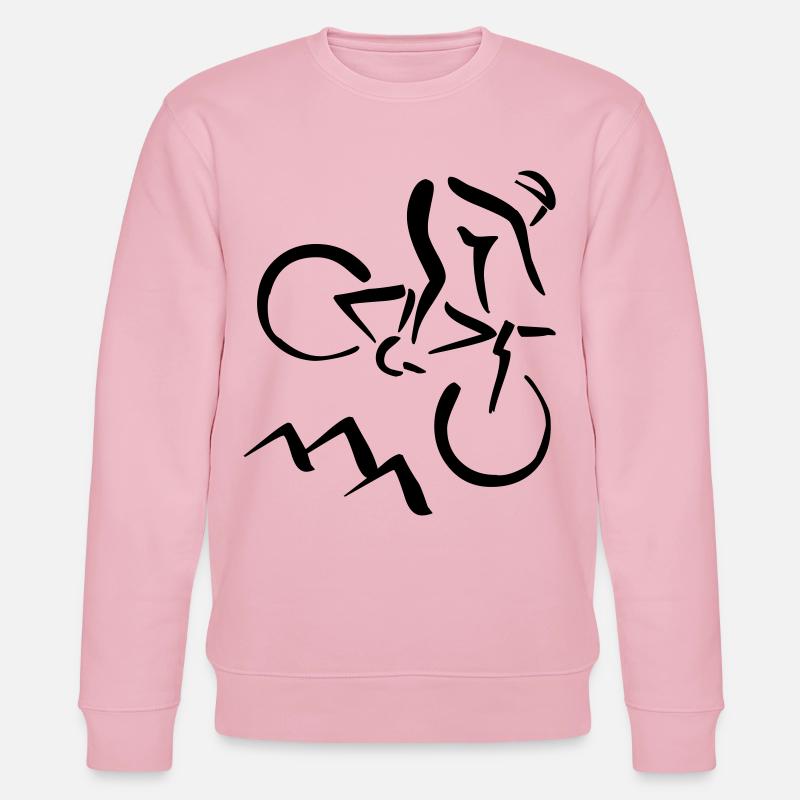 Mountainbiker - Stanley/Stella Unisex Bio-Sweatshirt CHANGER  - Hellrosa