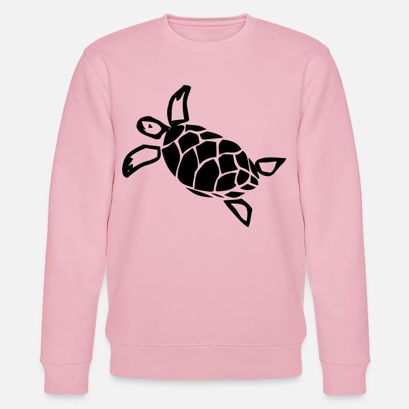 Schildkröte - Stanley/Stella Unisex Bio-Sweatshirt CHANGER  - Hellrosa