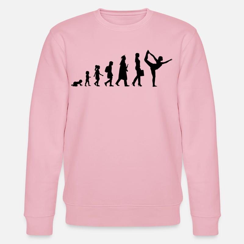 Yogini Entwicklung - Stanley/Stella Unisex Bio-Sweatshirt CHANGER  - Hellrosa