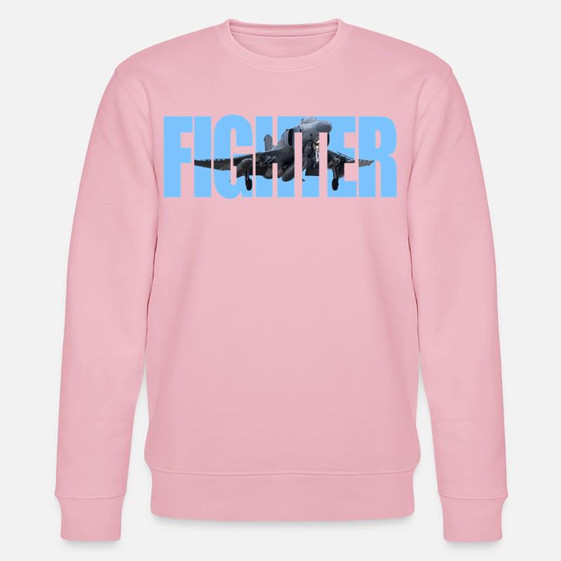Chasseur F-4 Phantom - Sweat bio CHANGER Stanley/Stella Unisexe - rose pâle