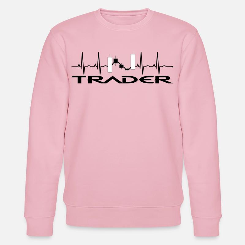 Trader - Sweat bio CHANGER Stanley/Stella Unisexe - rose pâle