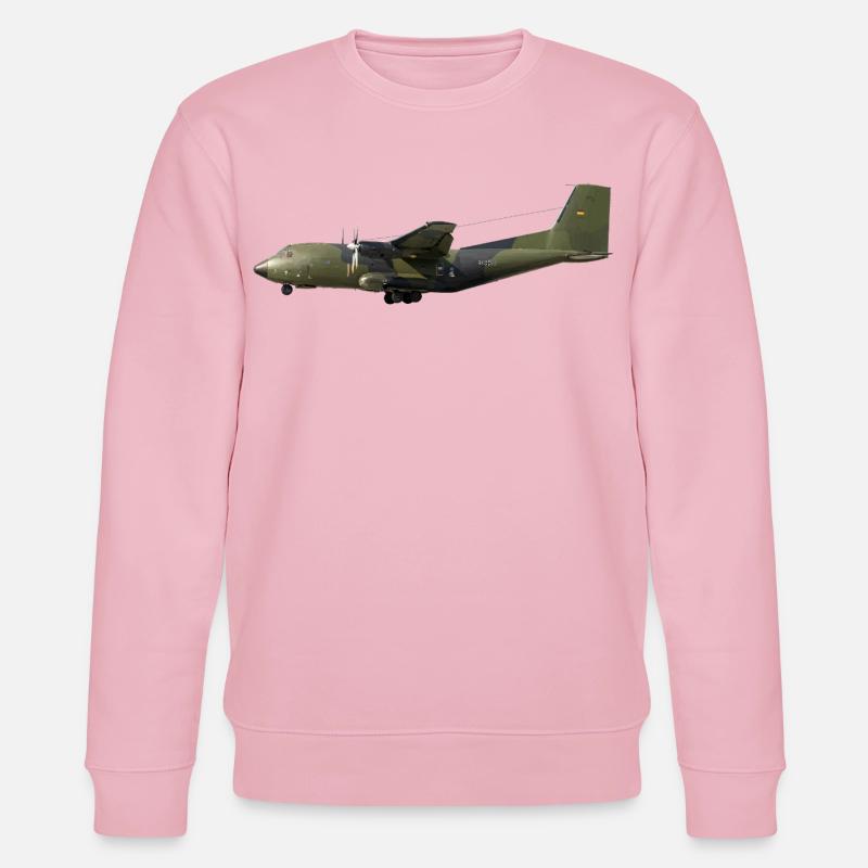 C-160 Transall - Stanley/Stella Unisex Bio-Sweatshirt CHANGER  - Hellrosa