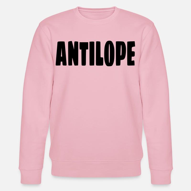 Antilope. Humour en fauteuil roulant # - Sweat bio CHANGER Stanley/Stella Unisexe - rose pâle