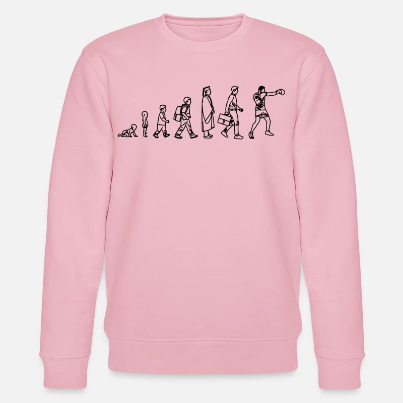 Boxen Evolution - Stanley/Stella Unisex Bio-Sweatshirt CHANGER  - Hellrosa
