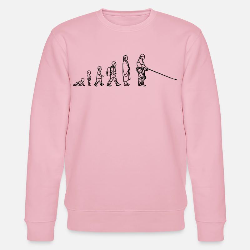 Évolution de Fischer - Sweat bio CHANGER Stanley/Stella Unisexe - rose pâle