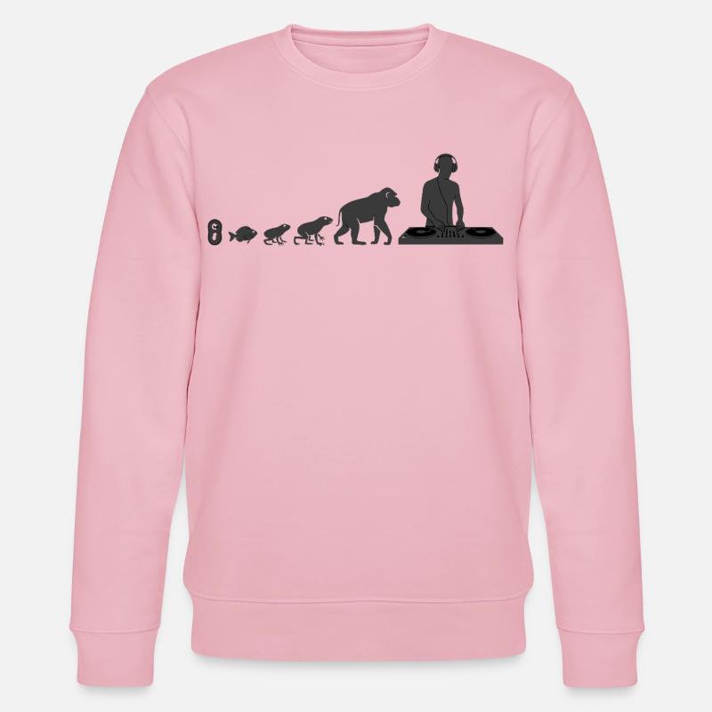 Evolution zum DJ - Stanley/Stella Unisex Bio-Sweatshirt CHANGER  - Hellrosa