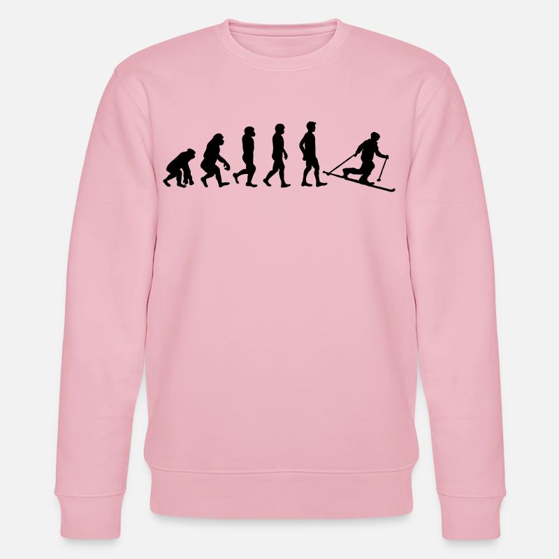 Evolution Telemark - Stanley/Stella Unisex Bio-Sweatshirt CHANGER  - Hellrosa