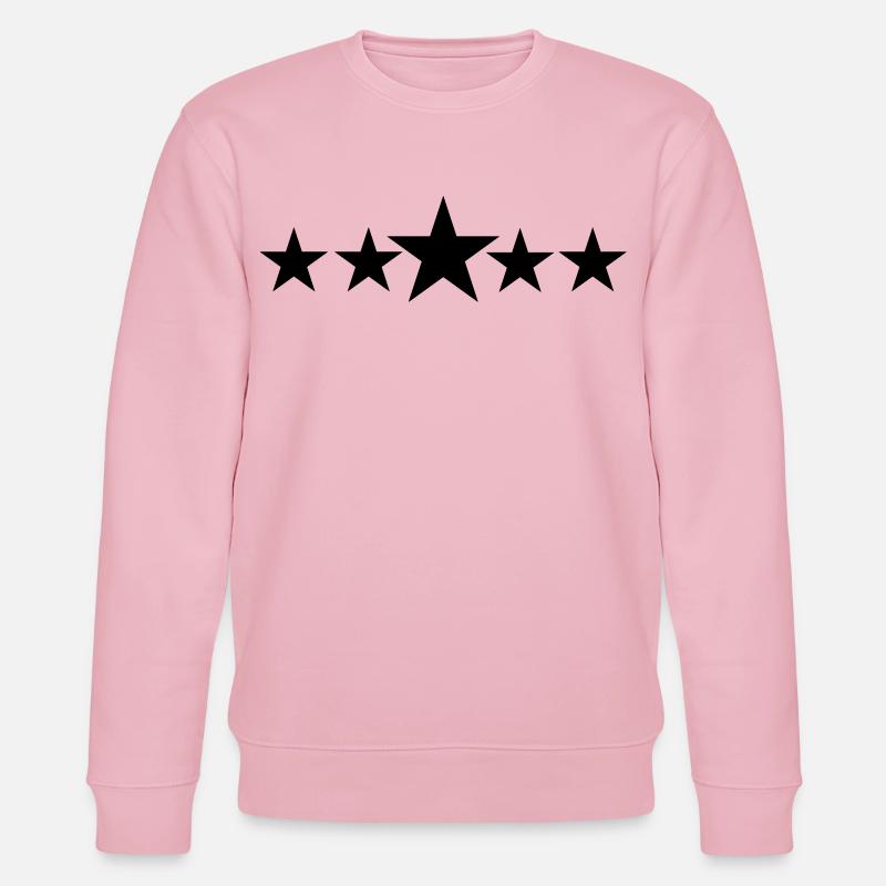 Five solid stars - Stanley/Stella CHANGER Unisex Organic Sweatshirt - cotton pink