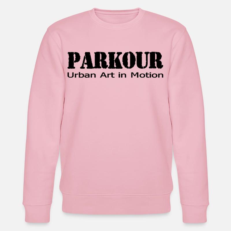 Parkour - Stanley/Stella Unisex Bio-Sweatshirt CHANGER  - Hellrosa