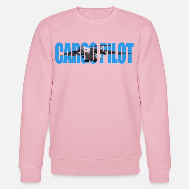 Cargo pilot IL-76 - Stanley/Stella Unisex Bio-Sweatshirt CHANGER  - Hellrosa