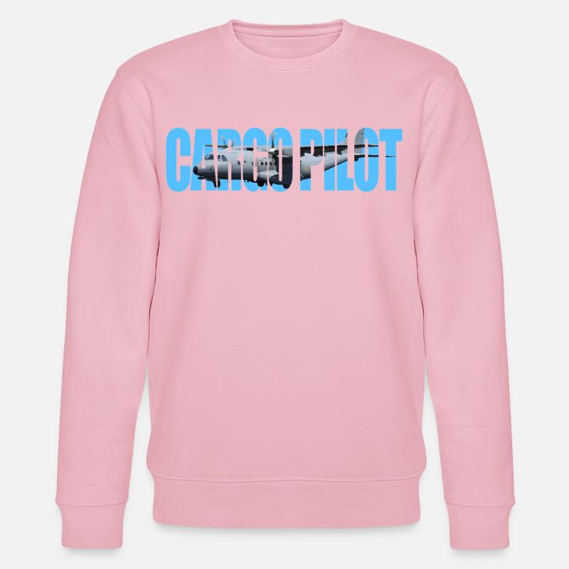 Cargo pilot CN-235 - Stanley/Stella Unisex Bio-Sweatshirt CHANGER  - Hellrosa