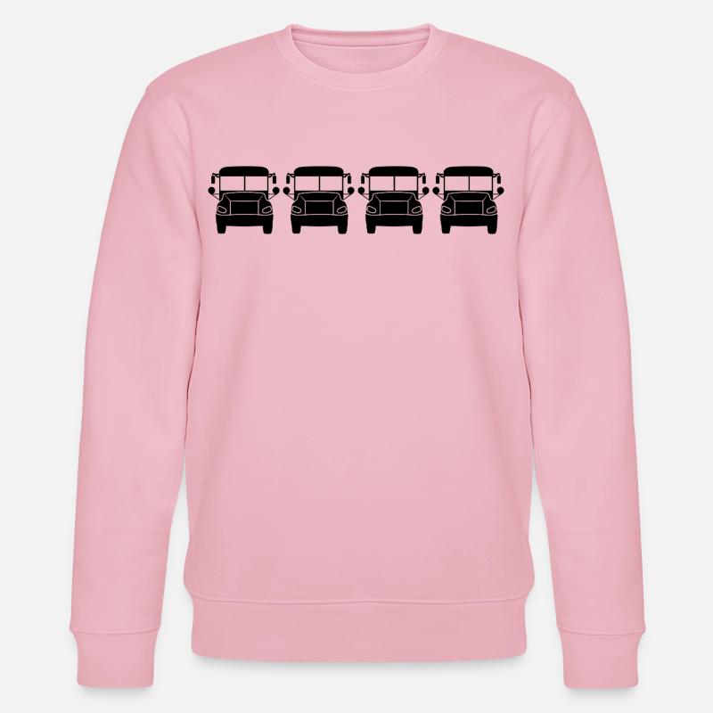 Buses - Stanley/Stella CHANGER Unisex Organic Sweatshirt - cotton pink