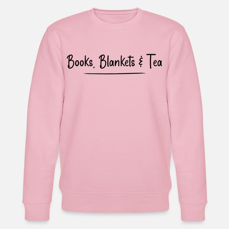 Bücher, Decken und Tee - Stanley/Stella Unisex Bio-Sweatshirt CHANGER  - Hellrosa