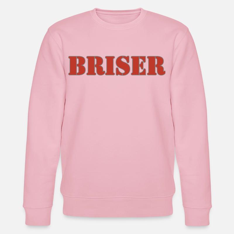 brechen - Stanley/Stella Unisex Bio-Sweatshirt CHANGER  - Hellrosa