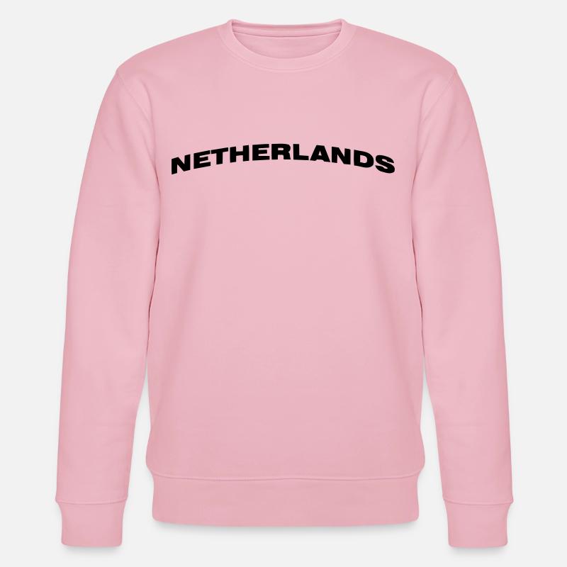 Pays-Bas - Sweat bio CHANGER Stanley/Stella Unisexe - rose pâle