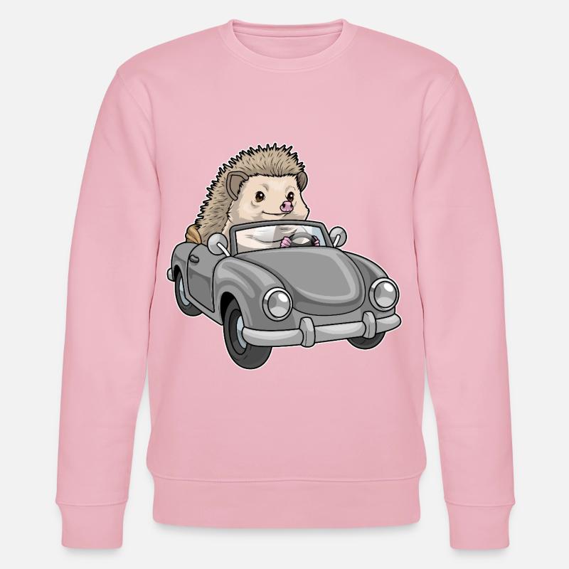 Igel Auto - Stanley/Stella Unisex Bio-Sweatshirt CHANGER  - Hellrosa