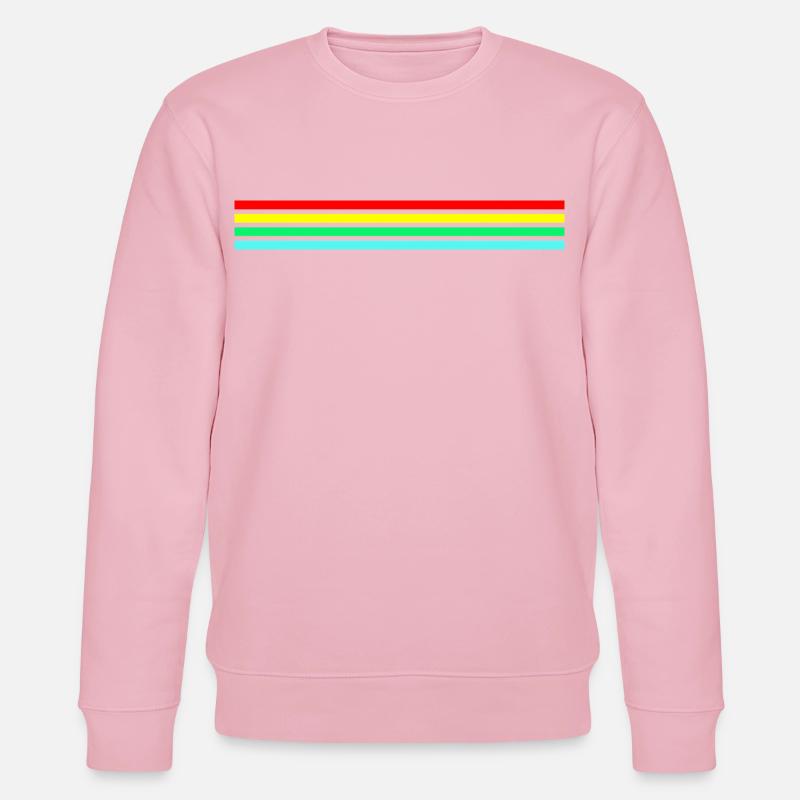 Retro Neonfarbige Friendly Raider - Stanley/Stella Unisex Bio-Sweatshirt CHANGER  - Hellrosa