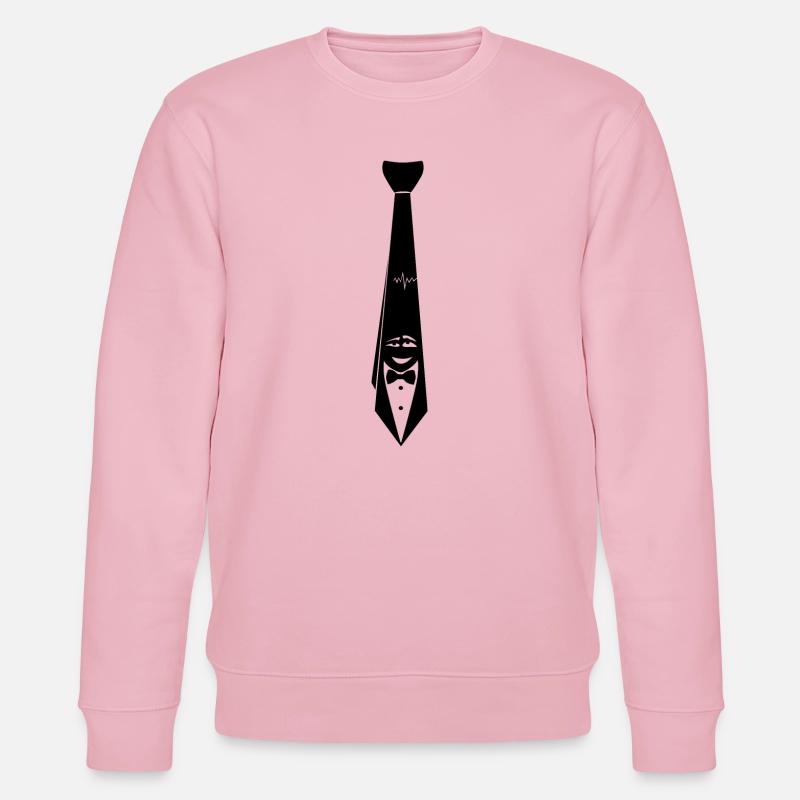 witzige Krawatte - Stanley/Stella Unisex Bio-Sweatshirt CHANGER  - Hellrosa