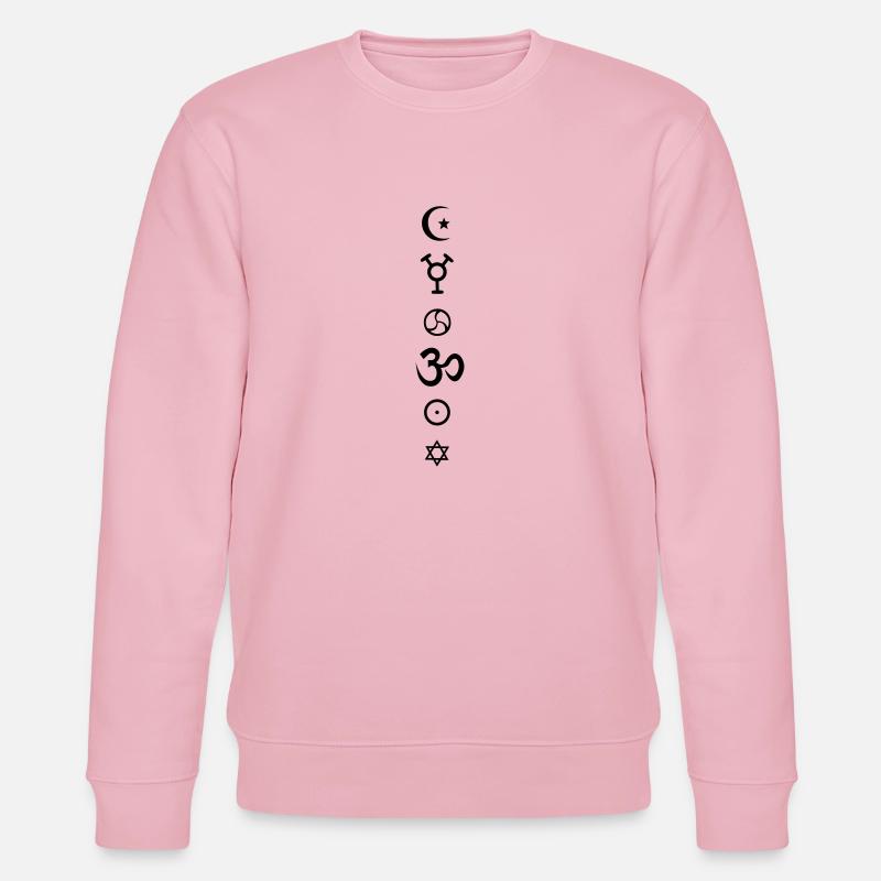 Magie Element - Stanley/Stella Unisex Bio-Sweatshirt CHANGER  - Hellrosa