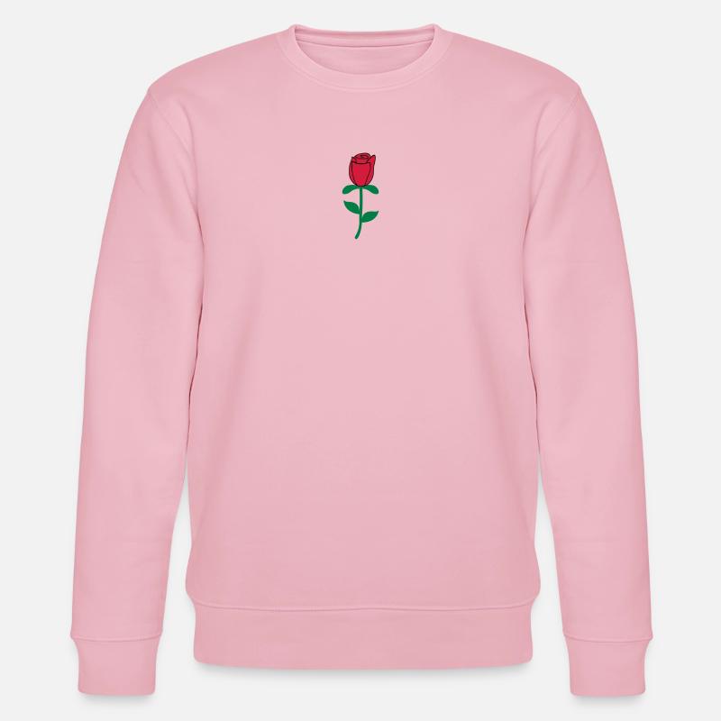 Róże - Stanley/Stella Unisex Bio-Sweatshirt CHANGER  - Hellrosa