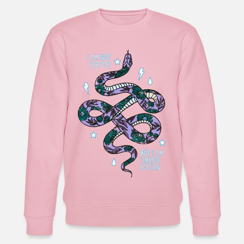 serpent - Sweat bio CHANGER Stanley/Stella Unisexe - rose pâle