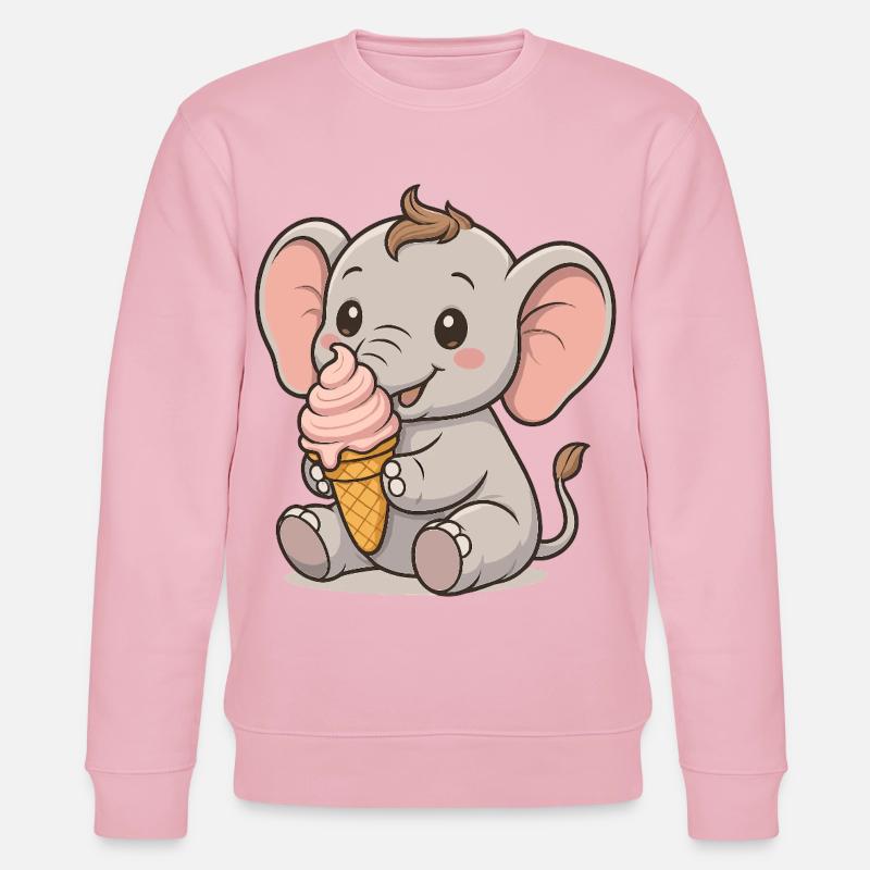 L’ère glaciaire avec l’éléphant - Sweat bio CHANGER Stanley/Stella Unisexe - rose pâle