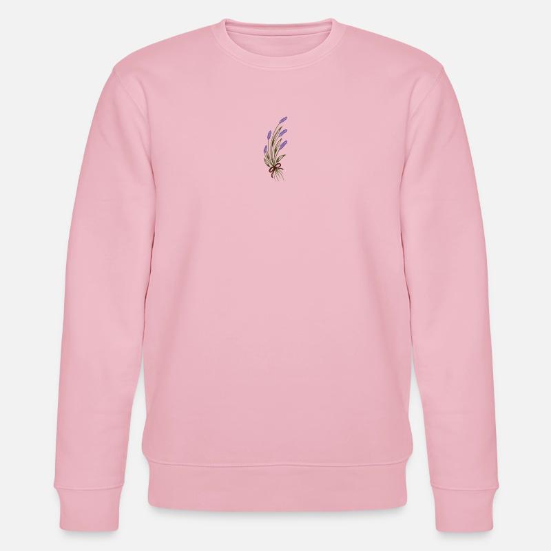Lavendelstrauß - Stanley/Stella Unisex Bio-Sweatshirt CHANGER  - Hellrosa