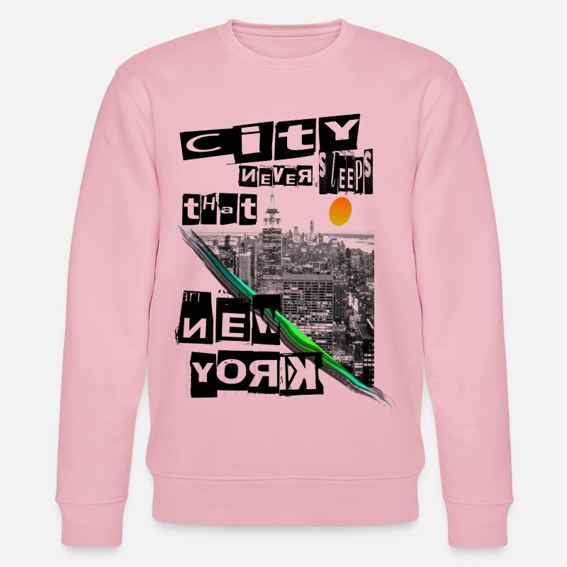 new York - Stanley/Stella CHANGER Unisex Organic Sweatshirt - cotton pink