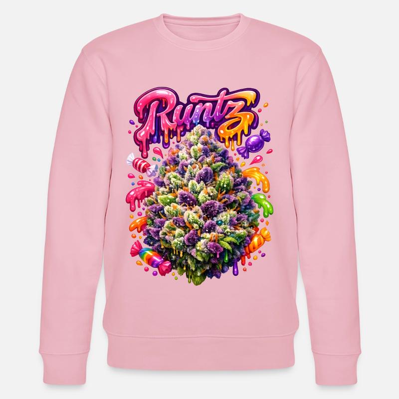 Runtz Candy Graffiti Kunstdruck - Stanley/Stella Unisex Bio-Sweatshirt CHANGER  - Hellrosa