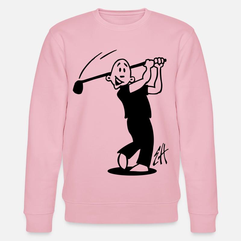 Golf - Sweat bio CHANGER Stanley/Stella Unisexe - rose pâle