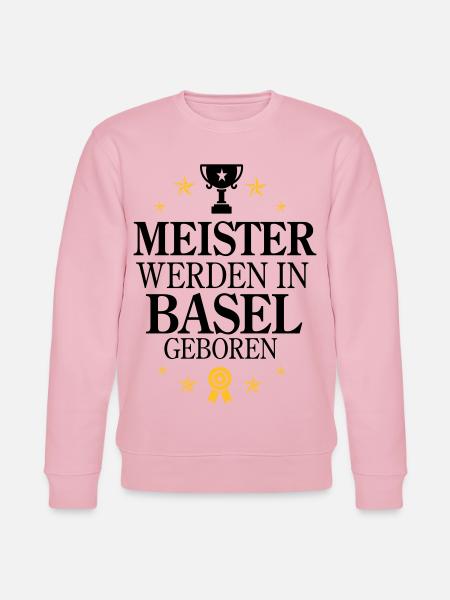 Maîtres de Bâle - Sweat bio CHANGER Stanley/Stella Unisexe - rose pâle