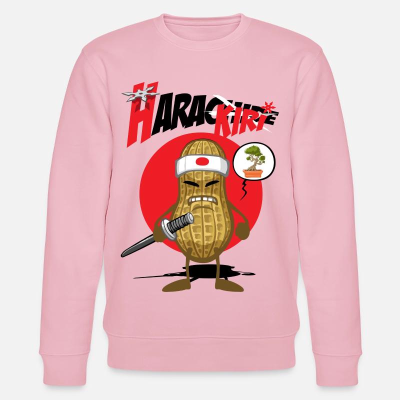 Peanut kiri - Stanley/Stella Unisex Bio-Sweatshirt CHANGER  - Hellrosa