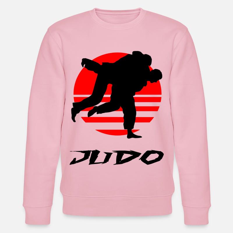 JUDO - Stanley/Stella Unisex Bio-Sweatshirt CHANGER  - Hellrosa