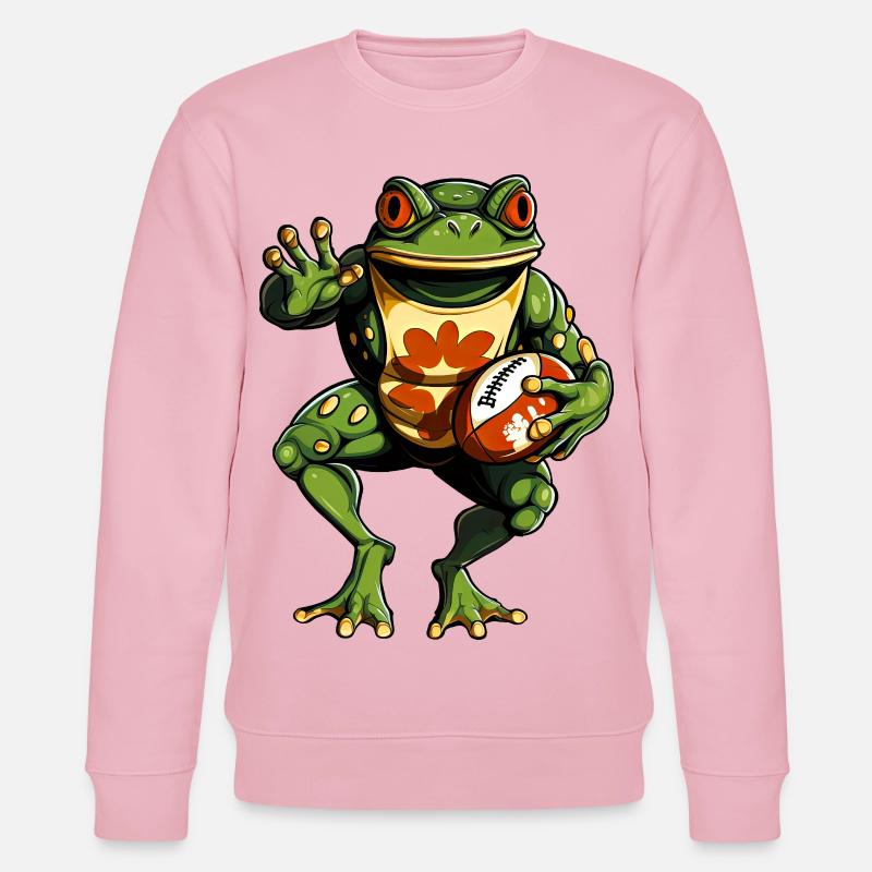 Frösche Rugby - Stanley/Stella Unisex Bio-Sweatshirt CHANGER  - Hellrosa