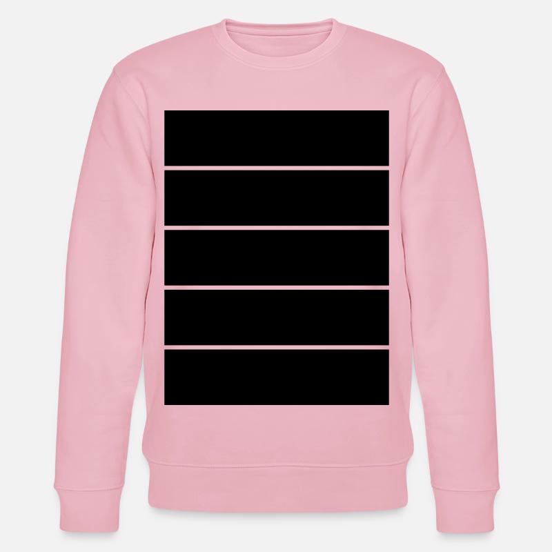 Minimalistische horizontale Linien - Stanley/Stella Unisex Bio-Sweatshirt CHANGER  - Hellrosa