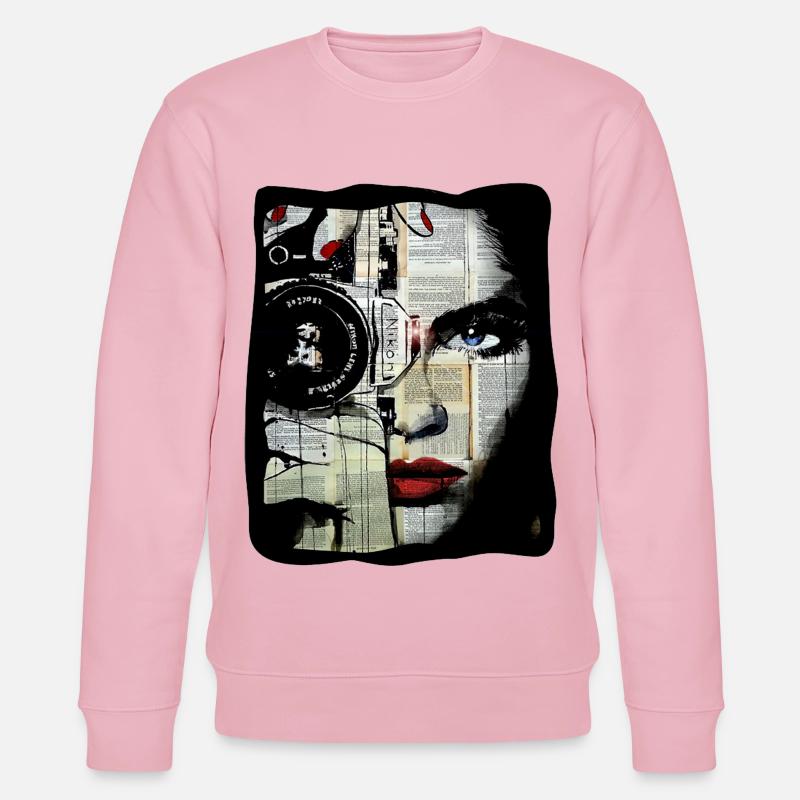 CISSS - Stanley/Stella Unisex Bio-Sweatshirt CHANGER  - Hellrosa