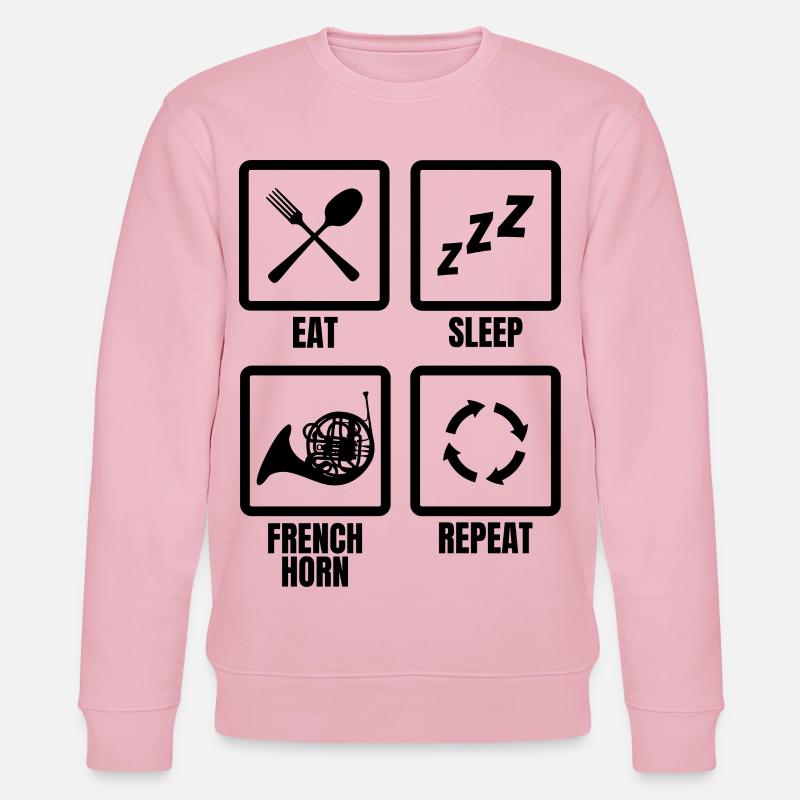 Waldhornist Zeitplan - Stanley/Stella Unisex Bio-Sweatshirt CHANGER  - Hellrosa