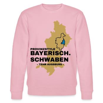 Schwaben | AUGSBURG - Stanley/Stella Unisex Bio-Sweatshirt CHANGER  - Hellrosa - Vorne - Jaron (178cm) & Liana (172cm)