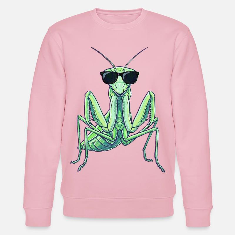 Gottesanbeterin Kung Fu Kampfkunst - Stanley/Stella Unisex Bio-Sweatshirt CHANGER  - Hellrosa