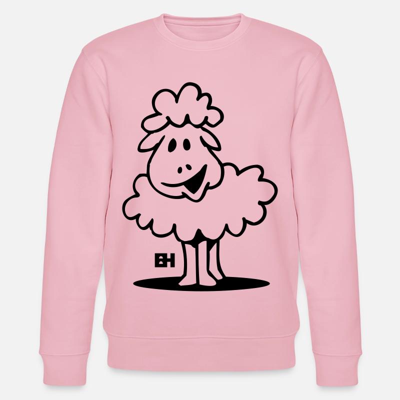 Mouton - Sweat bio CHANGER Stanley/Stella Unisexe - rose pâle