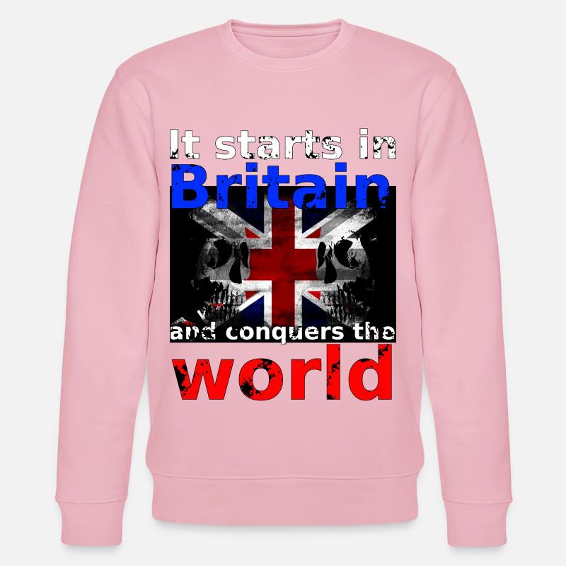 Britain - Stanley/Stella Unisex Bio-Sweatshirt CHANGER  - Hellrosa