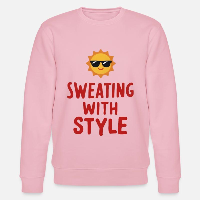 Transpirer avec style - Sweat bio CHANGER Stanley/Stella Unisexe - rose pâle