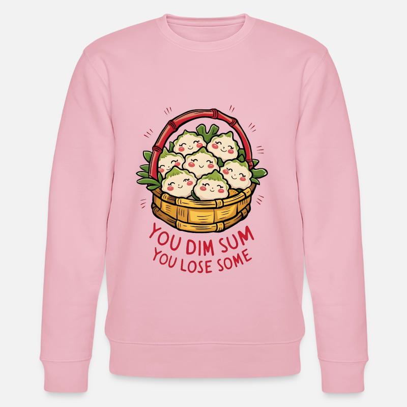 Vous dim sum, vous en perdez - Sweat bio CHANGER Stanley/Stella Unisexe - rose pâle