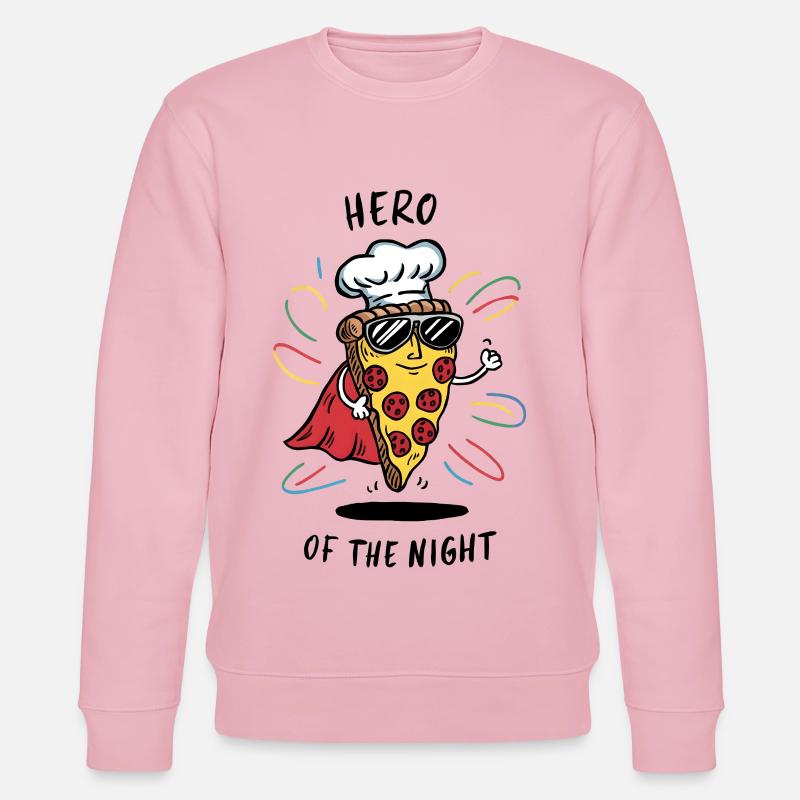 Restes de Pizza Hero - Sweat bio CHANGER Stanley/Stella Unisexe - rose pâle
