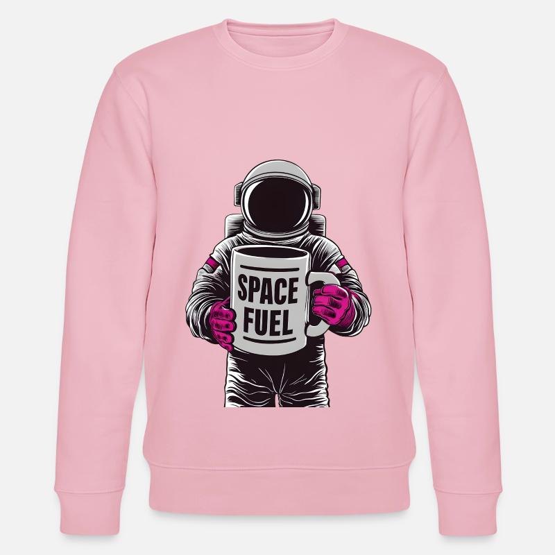 Carburant spatial - Sweat bio CHANGER Stanley/Stella Unisexe - rose pâle